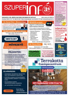 Szuperinfo 2026.03.20.