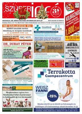 Szuperinfo 2024.12.20.