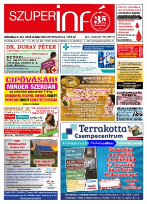 Szuperinfo 2025.09.19.