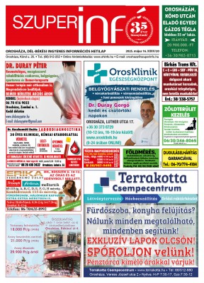 Szuperinfo 2025.05.16.