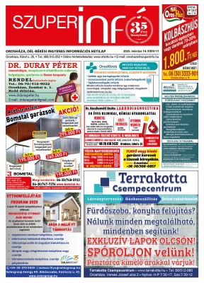 Szuperinfo 2025.03.14.