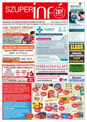 Szuperinfo 2024.08.23
