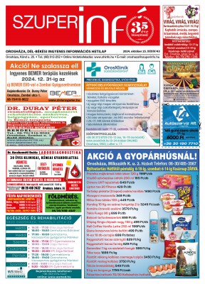 Szuperinfo 2024.10.25.