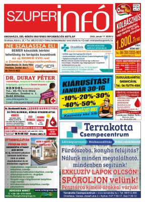 Szuperinfo 2025.01.17