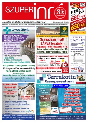 Szuperinfo 2025.08.08.
