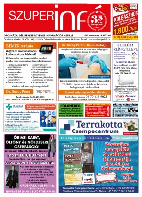 Szuperinfo 2025.11.14.