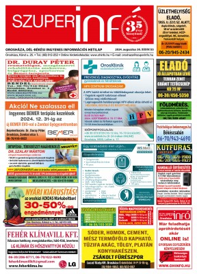 Szuperinfo 2024.08.30