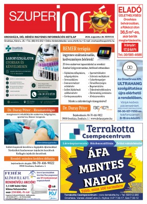 Szuperinfo 2026.08.28.