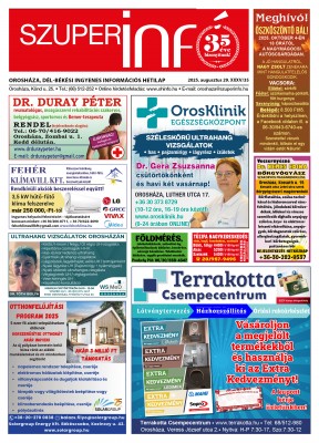 Szuperinfo 2025.08.29